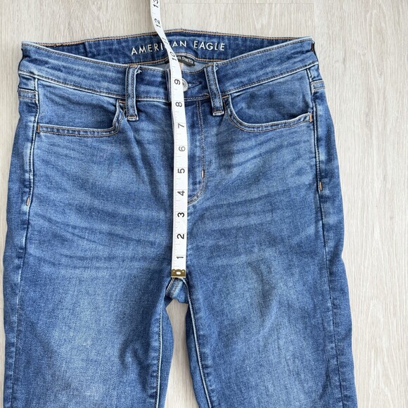American Eagle Jeans Skinny Next Level Stretch Blue Women's Size 2 EUC - Picture 11 of 13